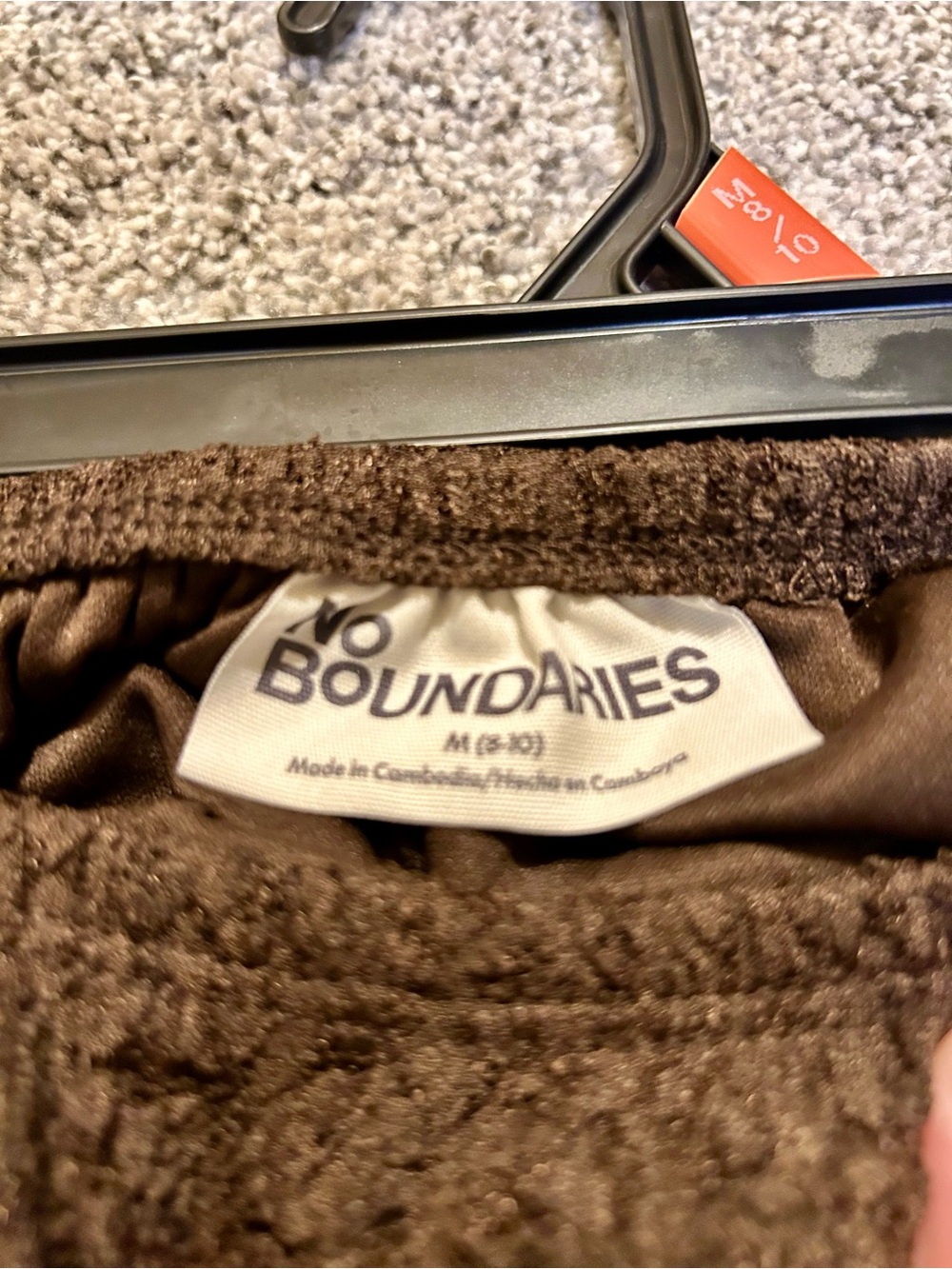 No Boundaries Brown Tiered Maxi Skirt - Picture 3 of 3